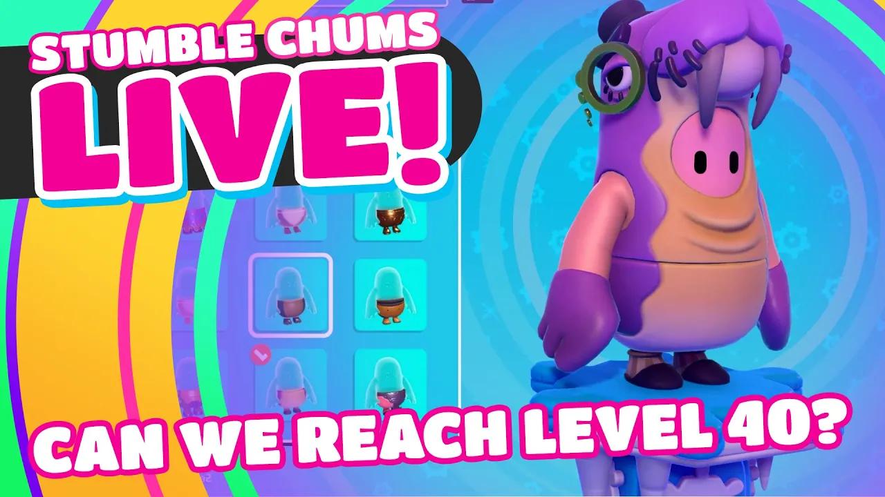 Can We Reach Level 40?  Fall Guys Ultimate Knockout - Stumble Chums Live thumbnail