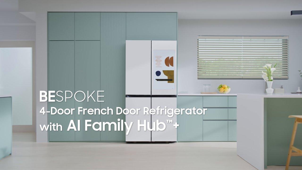 Bespoke 4-Door Refrigerator with AI Family Hub™+ | Samsung thumbnail