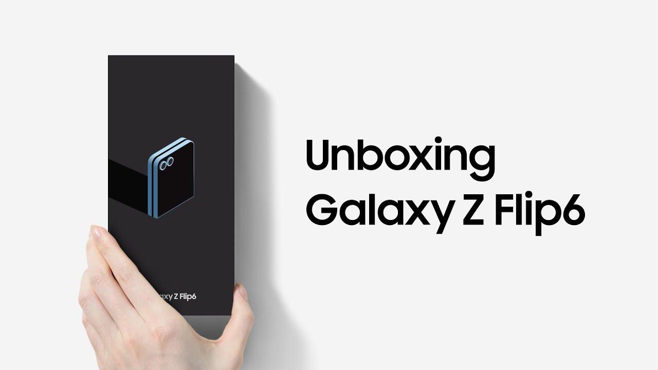 Galaxy Z Flip6: Unboxing | Samsung thumbnail