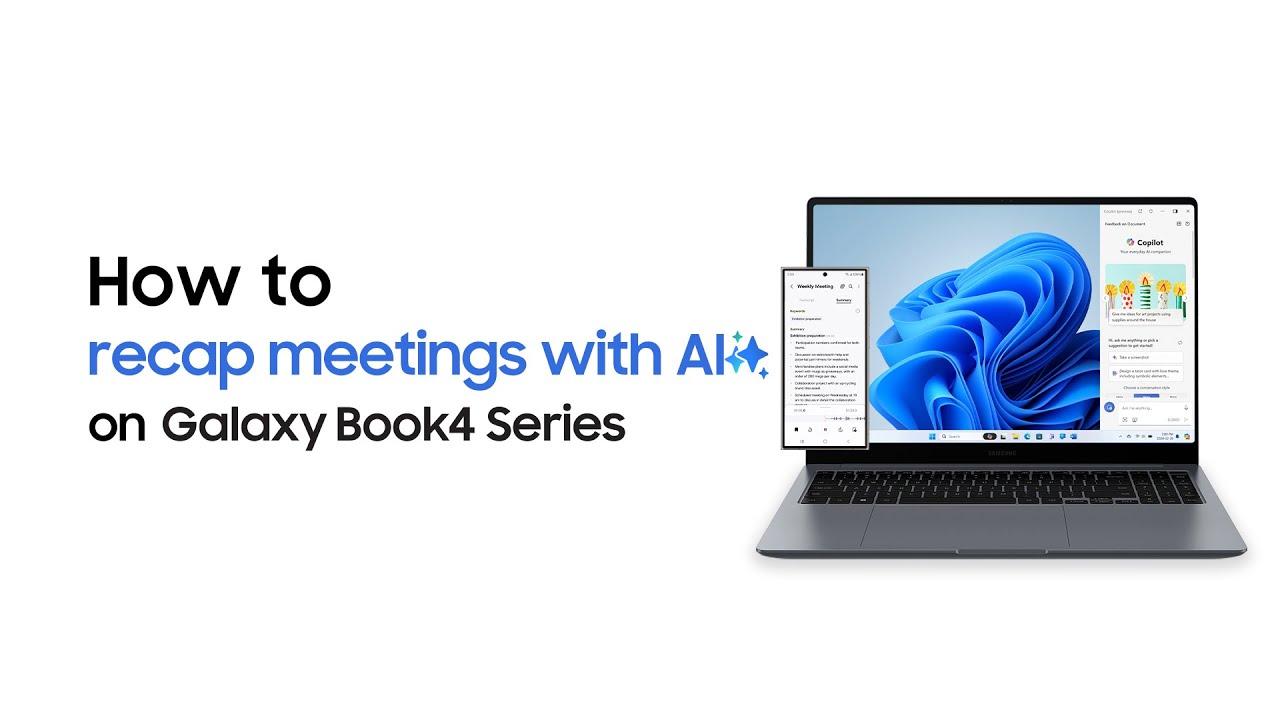 Galaxy Book4 Series: How to quickly summarize conversations with AI | Samsung thumbnail