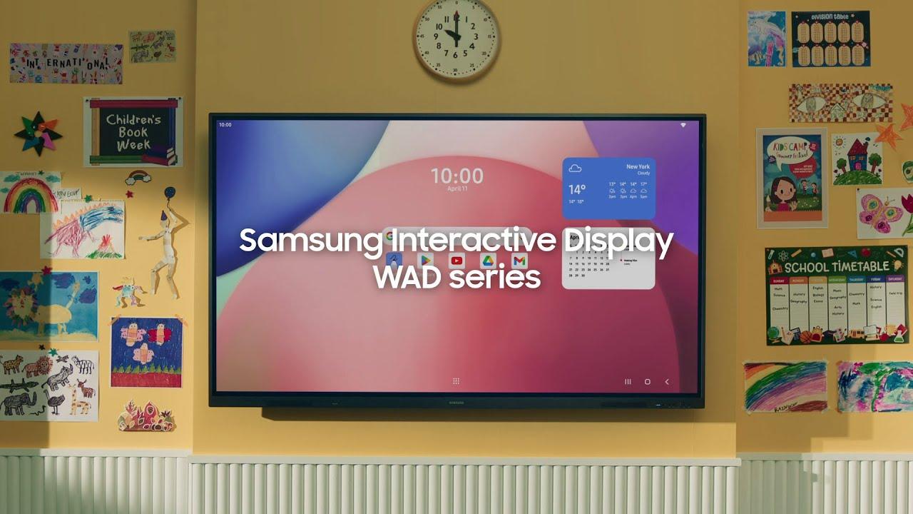 Samsung Interactive Display WAD series: Unlimited Learning Possibilities | Samsung thumbnail