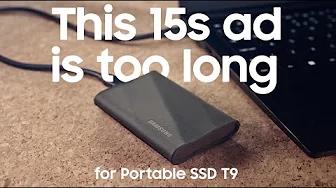 Portable SSD T9: Less waiting, more creating | Samsung thumbnail