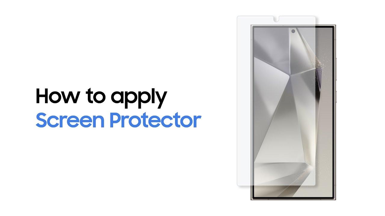 Galaxy S24 Series: How to apply Screen Protector | Samsung thumbnail