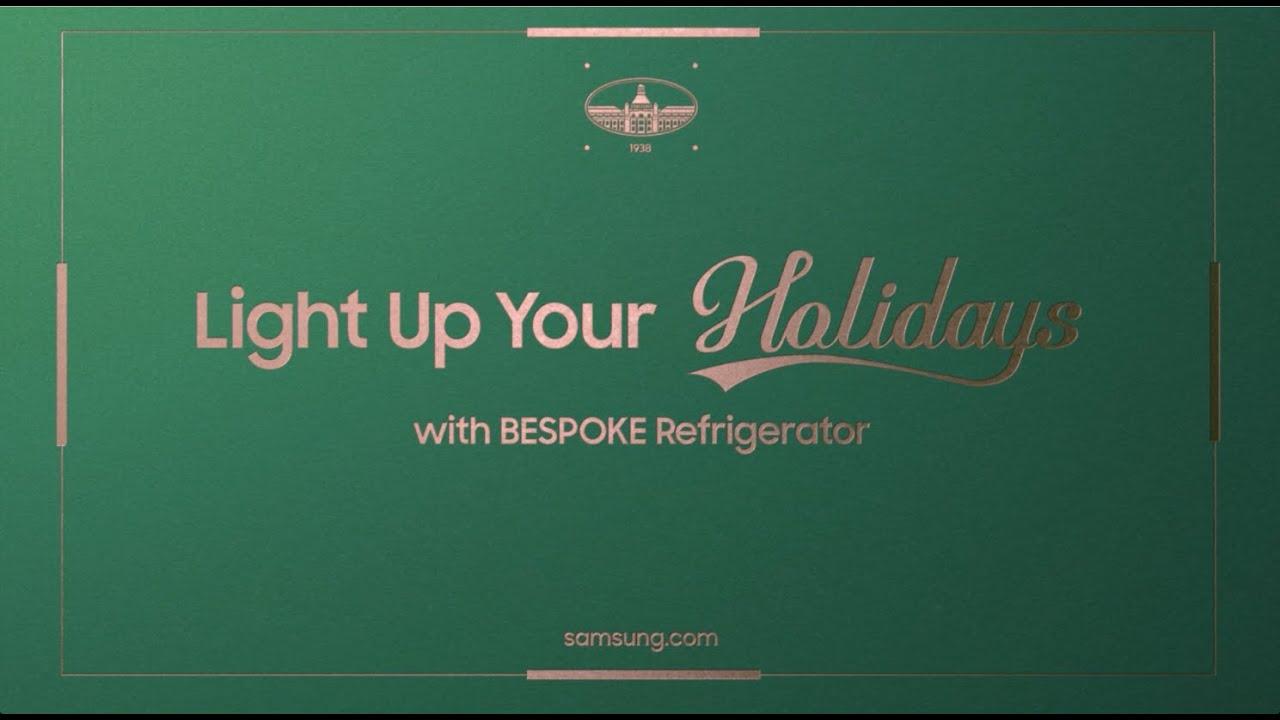 Light up your holiday with Bespoke Refrigerator | Samsung thumbnail