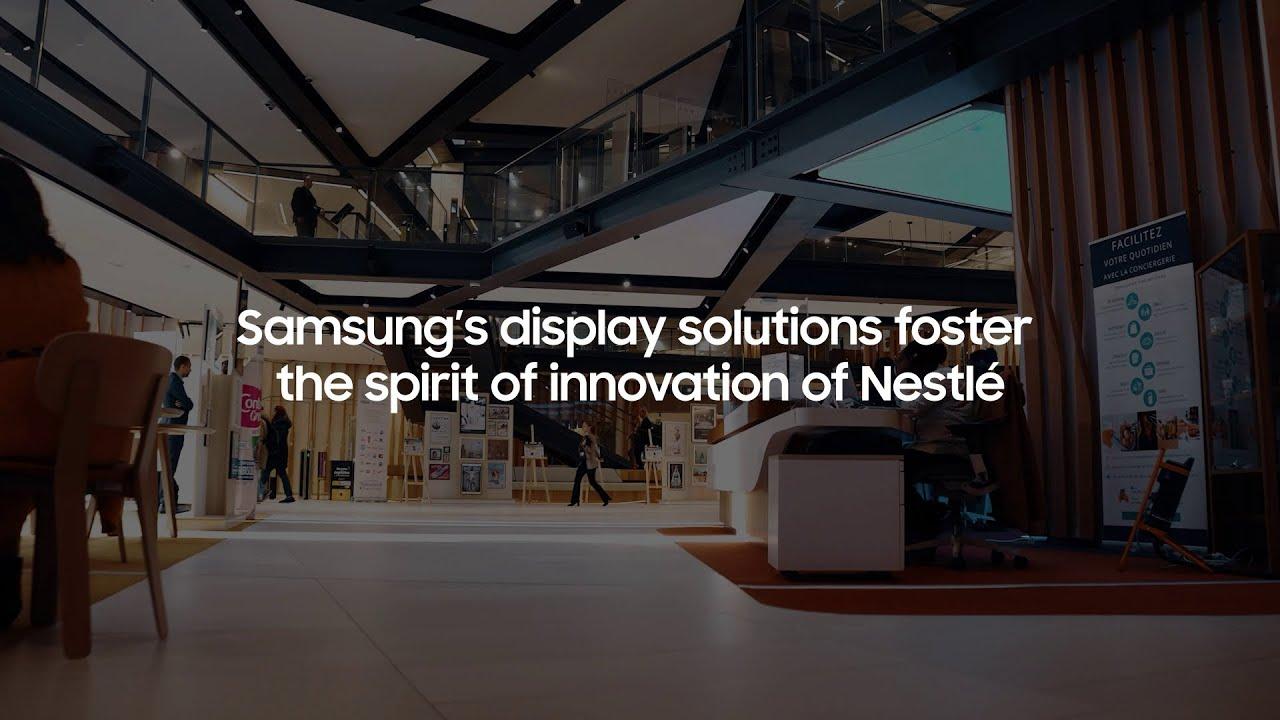 Display Solutions: Case Study - The SHiFT Nestlé Building | Samsung thumbnail