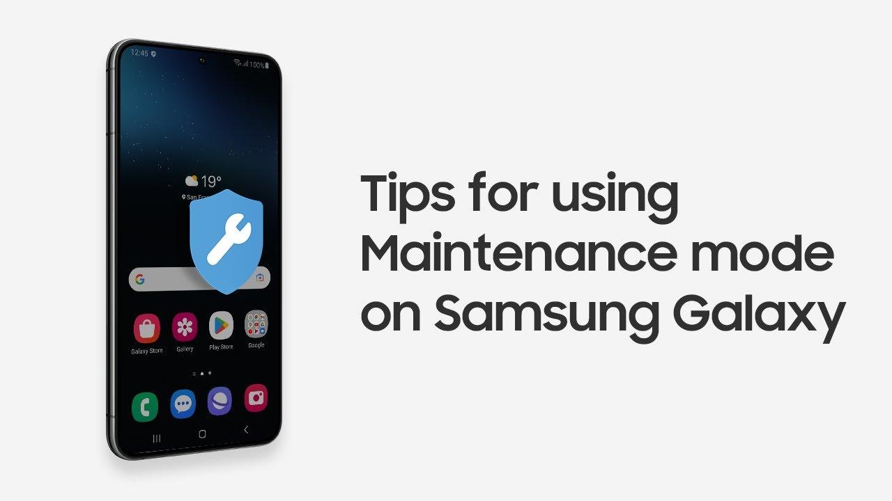 Samsung Support: Protect your privacy during repairs with Maintenance mode thumbnail