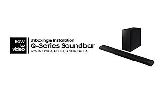 Q-Series Soundbar: How to unbox and install | Samsung thumbnail