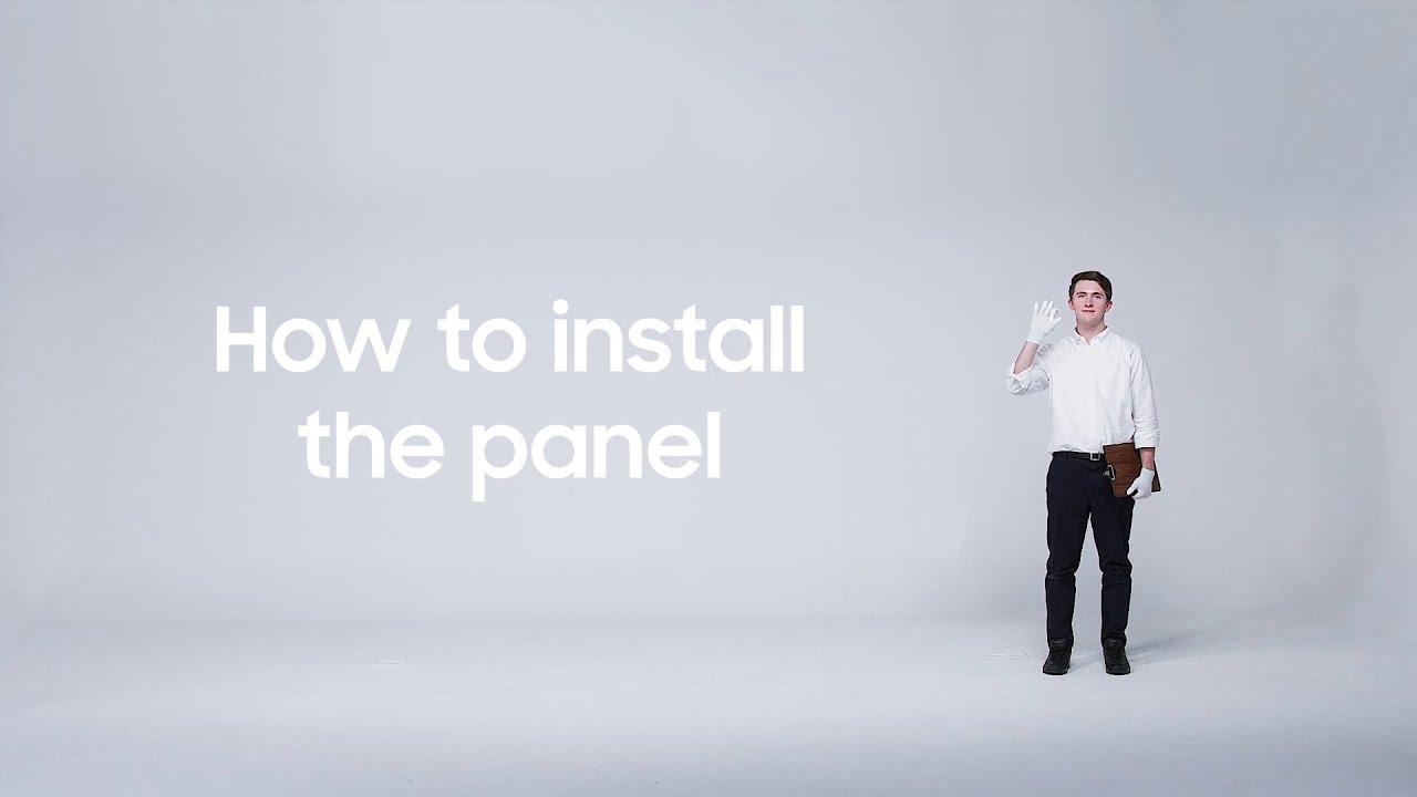 Bespoke refrigerator: Panel installation how-to video | Samsung thumbnail