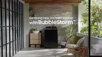 Top loading washer WA8800: BubbleStorm™ wash system | Samsung thumbnail