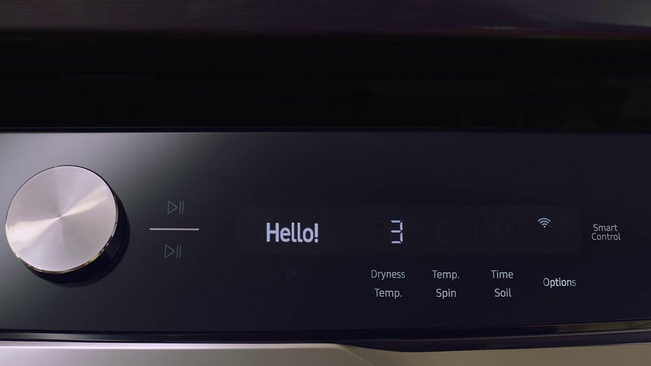 Samsung WF8800 Front Loading Washer: AI-powered Smart Dial thumbnail