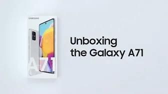 Galaxy A71: Official Unboxing | Samsung thumbnail