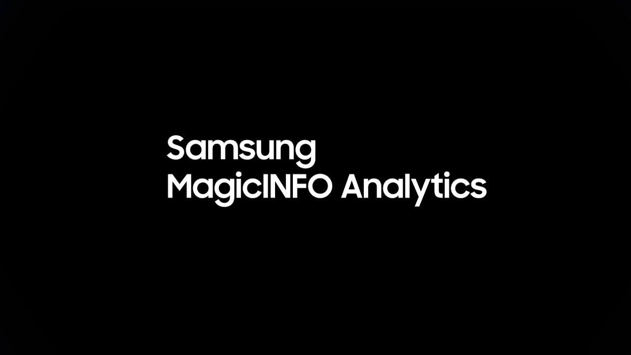 MagicINFO Analytics: explainer video | Samsung thumbnail