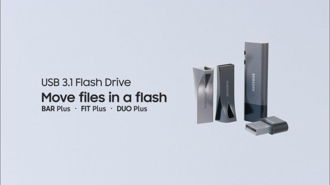 Samsung USB Flash Drive BAR | FIT | DUO Plus : Move files in a flash thumbnail