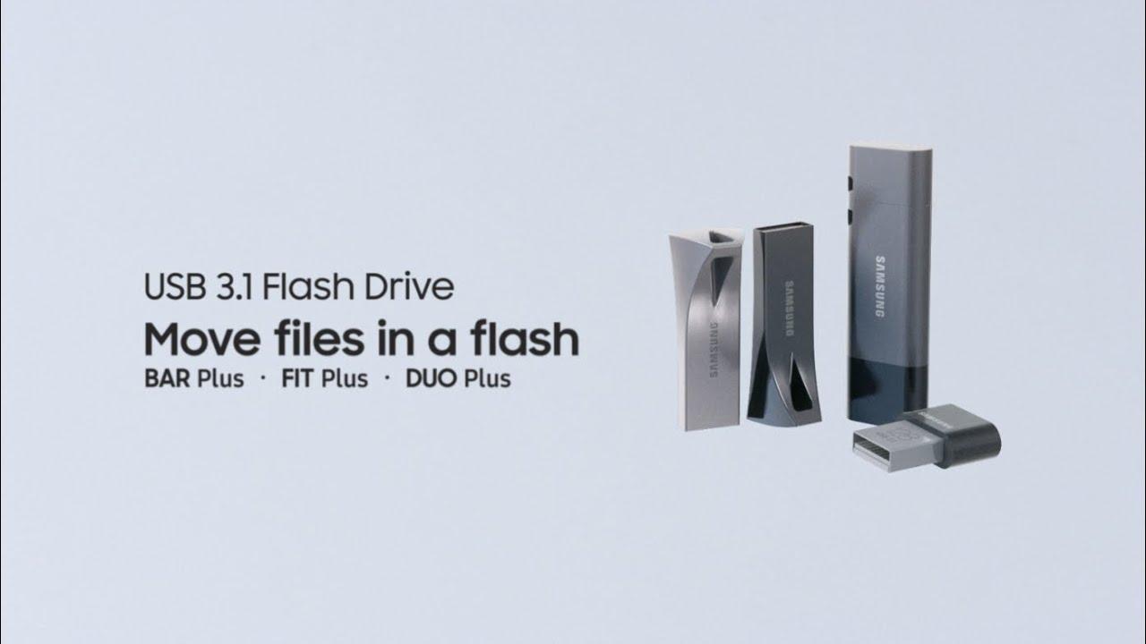 Samsung USB Flash Drive BAR | FIT | DUO Plus : Move files in a flash thumbnail