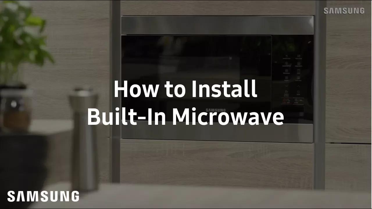 Samsung Built-In Microwave : Installation Guide thumbnail