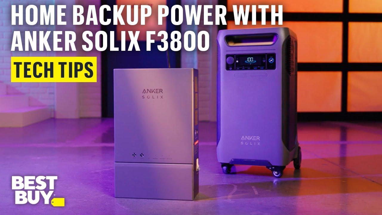 Whole Home Backup Power with Anker SOLIX F3800 Portable Power Station – Tech Tips from Best Buy thumbnail