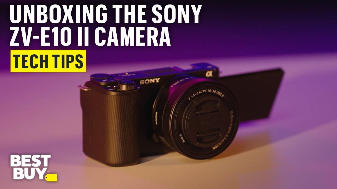 Unboxing the Sony ZV-E10 II Camera with Kit Lens – Tech Tips from Best Buy thumbnail