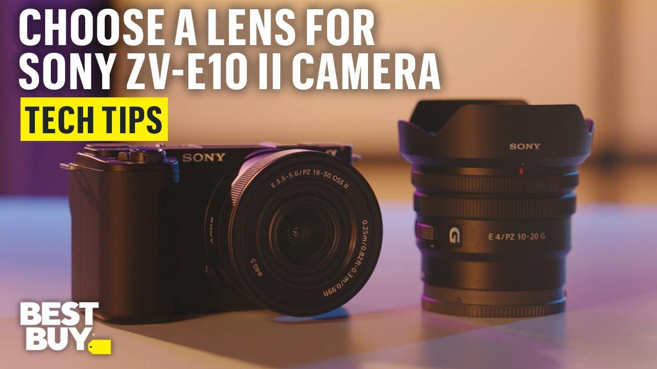 Choosing Lenses for the Sony ZV-E10 II Camera with Sony E-Mount System – Tech Tips from Best Buy thumbnail