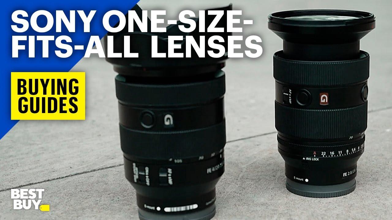 Sony One-Size-Fits-All Lens Options—Buying Guides from Best Buy thumbnail