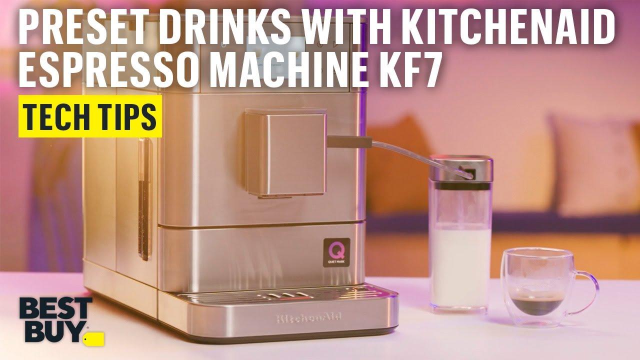 Preset Drinks on the KitchenAid Fully Automatic Espresso Machine KF7 – Tech Tips from Best Buy thumbnail