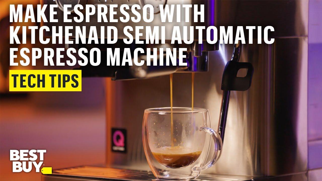 Making Espresso Shots with the KitchenAid Semi Automatic Espresso Machine – Tech Tips from Best Buy thumbnail