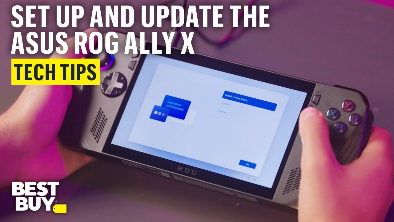 Setting Up and Updating the ASUS ROG Ally X – Tech Tips from Best Buy thumbnail