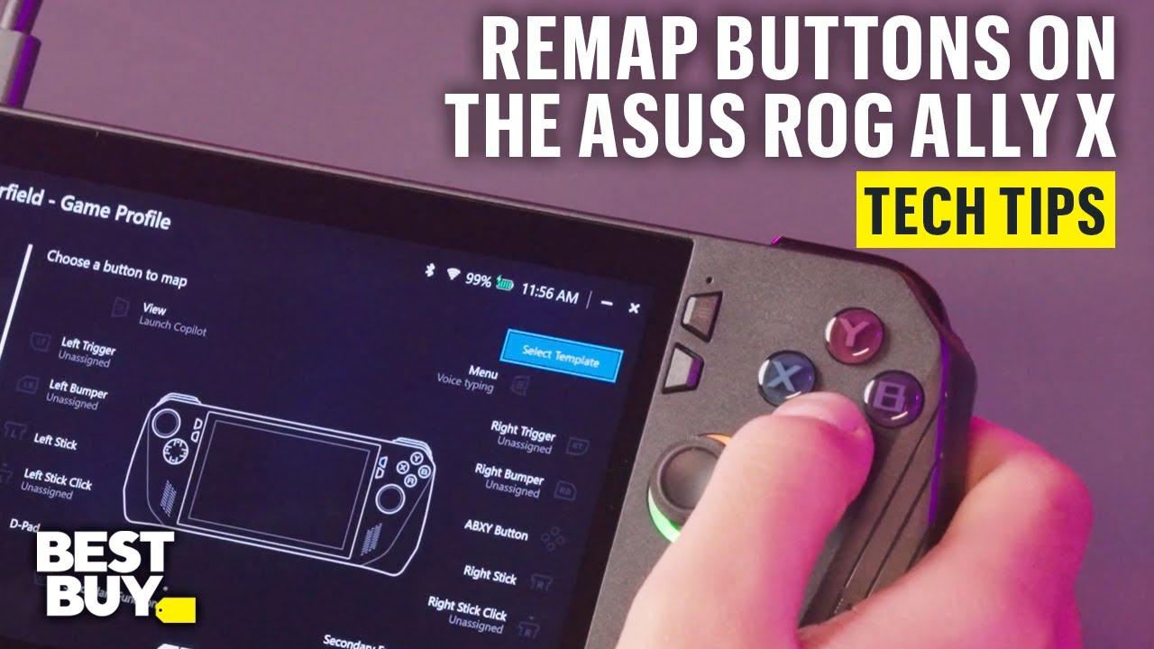 Control Customization and Remapping Buttons on the ASUS ROG Ally X – Tech Tips from Best Buy thumbnail