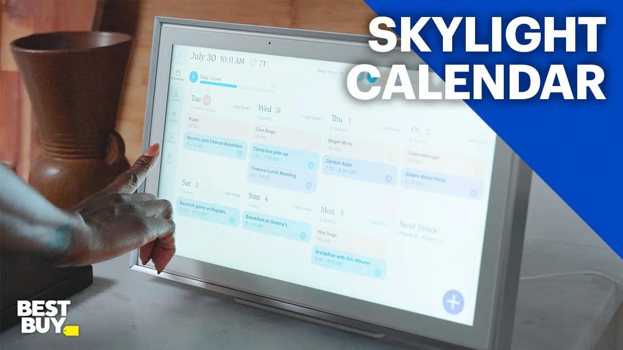 Sync your family’s busy schedule - with the Skylight Calendar thumbnail