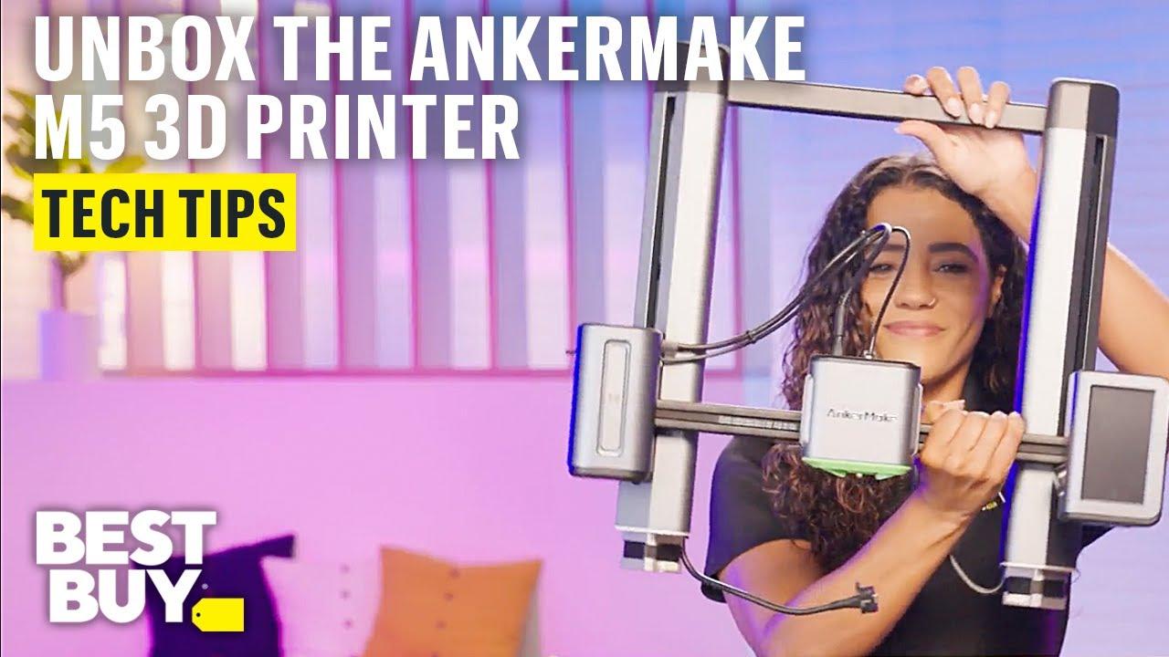 Unboxing the AnkerMake M5 Speedy 3D Printer – Tech Tips from Best Buy thumbnail