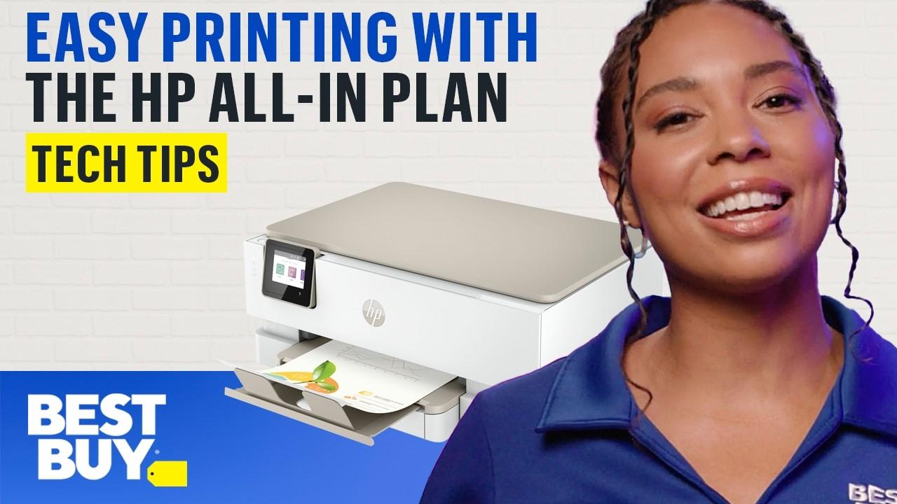 Automatic Ink Delivery and 24/7 Support with the HP All-In Plan – Tech Tips from Best Buy thumbnail