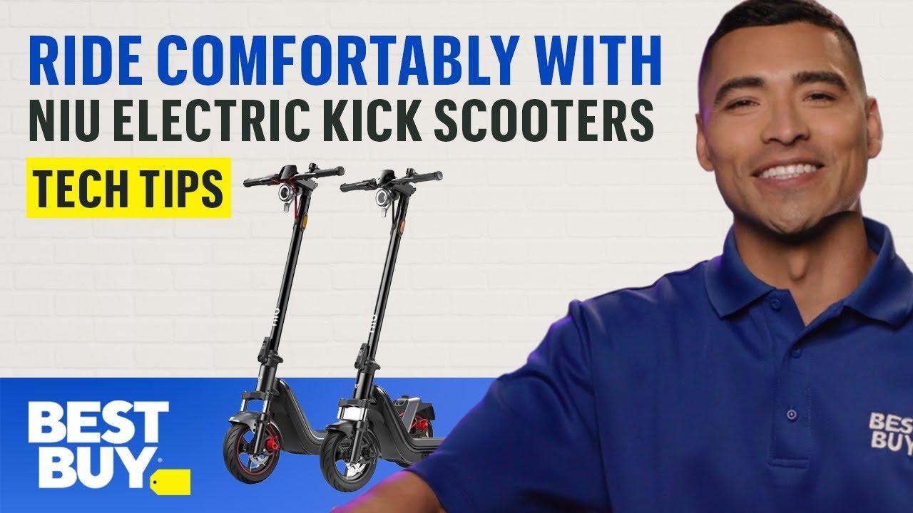 Lightweight All-Terrain NIU KQi 300X and KQi 300P Electric Kick Scooters – Tech Tips from Best Buy thumbnail