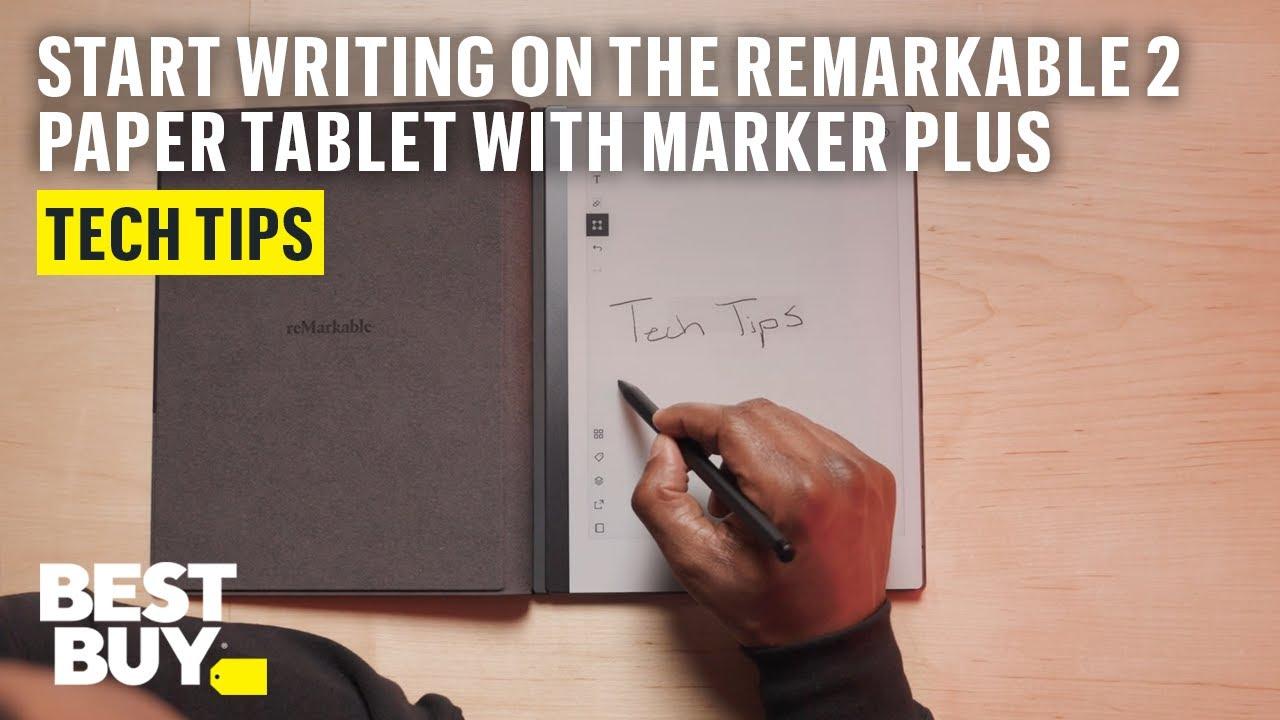 Start Writing with Marker Plus on the reMarkable 2 Paper Tablet– Tech Tips from Best Buy thumbnail