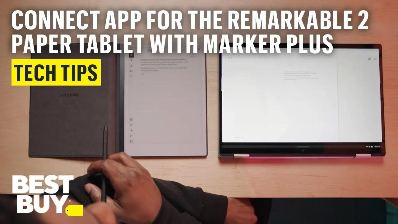 Access Your Notes Across Devices with the reMarkable 2 Paper Tablet – Tech Tips from Best Buy thumbnail