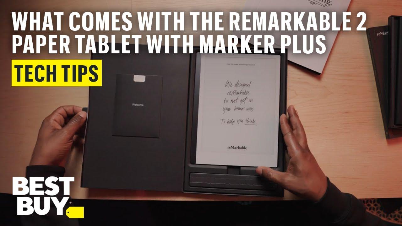 Opening the reMarkable 2 Paper Tablet with Marker Plus – Tech Tips from Best Buy thumbnail