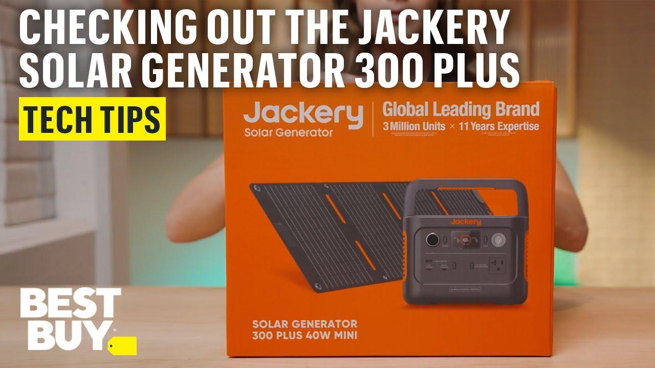 Unboxing the Jackery Solar Generator 300 Plus – Tech Tips from Best Buy thumbnail