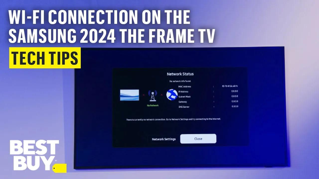 Connecting to Wi-Fi on the 2024 Samsung The Frame TV thumbnail