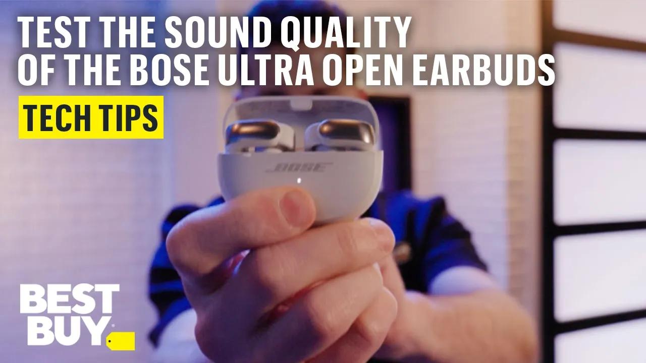 Checking out the Bose Ultra Open Earbuds thumbnail