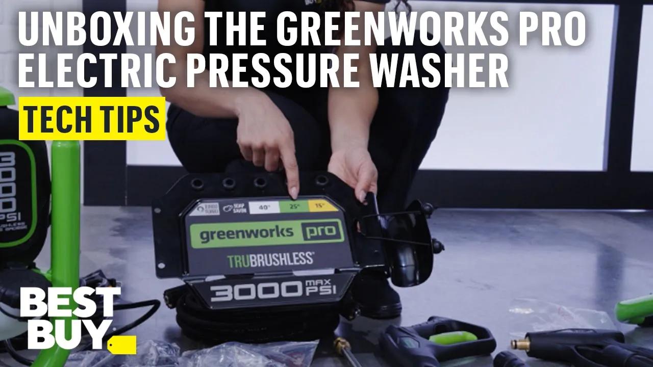 Unboxing the Greenworks Pro Electric Pressure Washer thumbnail