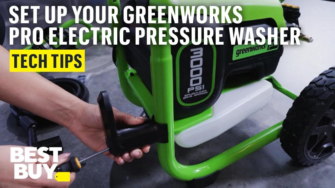 How to Set Up the Greenworks Pro Electric Pressure Washer thumbnail