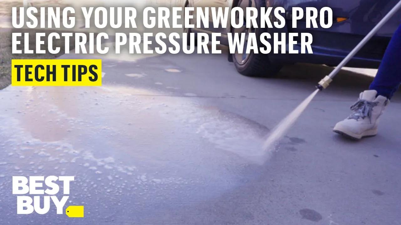 How to use the Greenworks Pro Electric Pressure Washer thumbnail