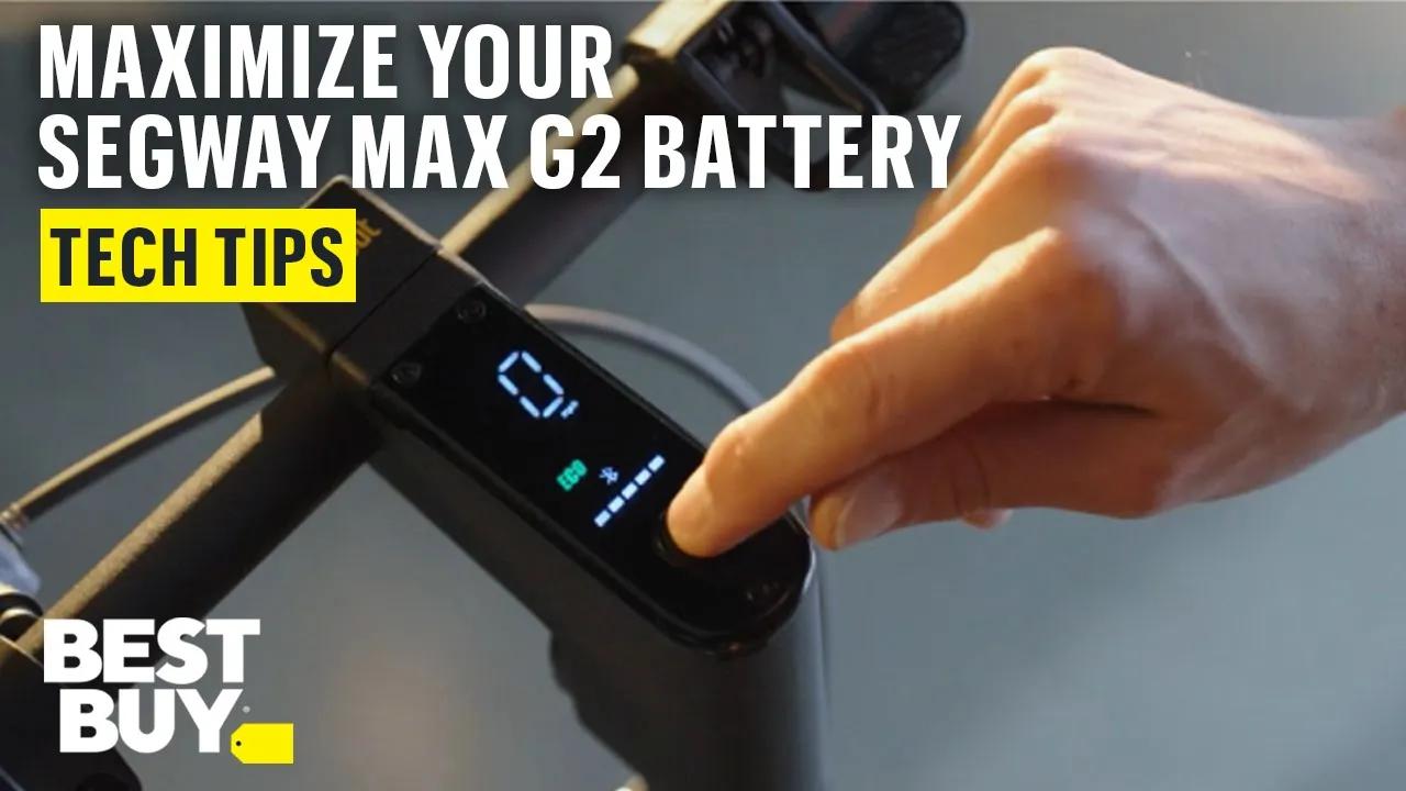 Maximize your Battery and Range for the Segway Max G2 Electric Kick Scooter thumbnail