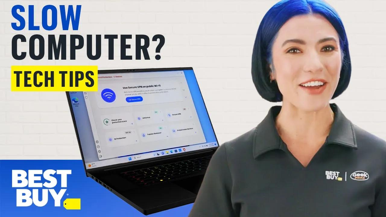 Troubleshooting a Slow Computer | Best Buy Tech Tips thumbnail