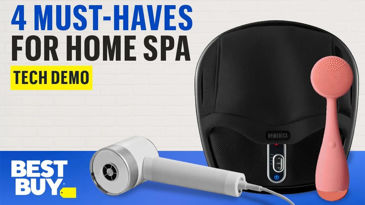 4 Must-Have Spa Products For Home | Best Buy Tech Demo thumbnail