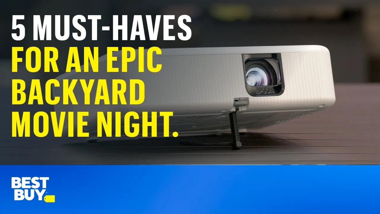 5 Must-Haves for an epic backyard movie night. thumbnail