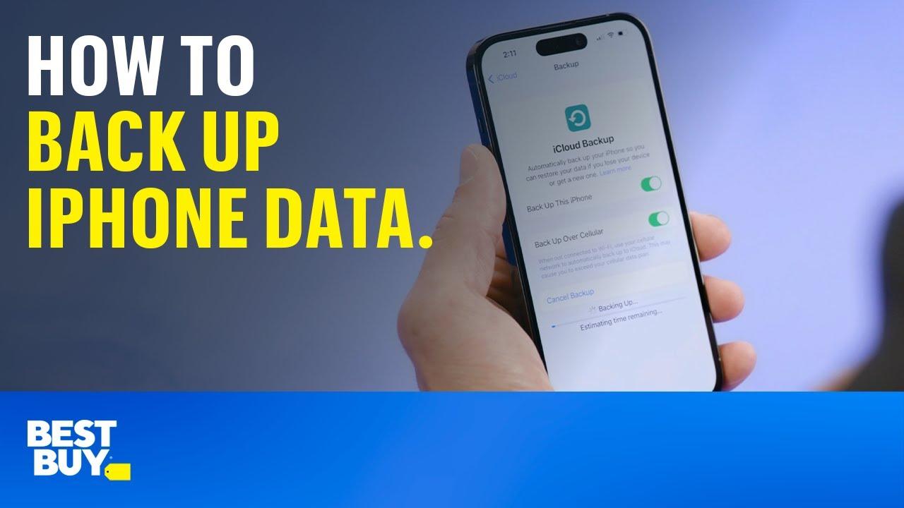 How to back up iPhone data. Tech Tips from Best Buy. thumbnail