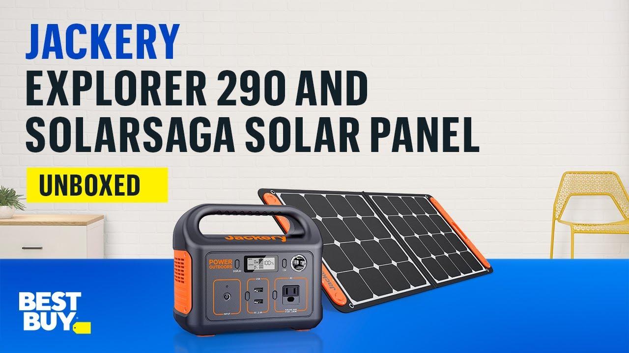 Jackery Explorer 290 and SolarSaga Solar Panel — From Best Buy thumbnail