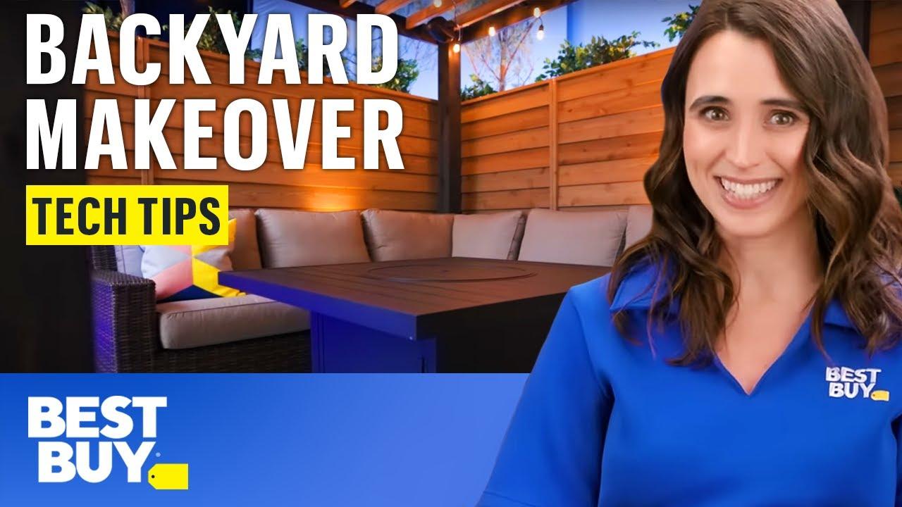 Backyard Makeover Ideas for Outdoor Entertaining - Tech Tips from Best Buy thumbnail