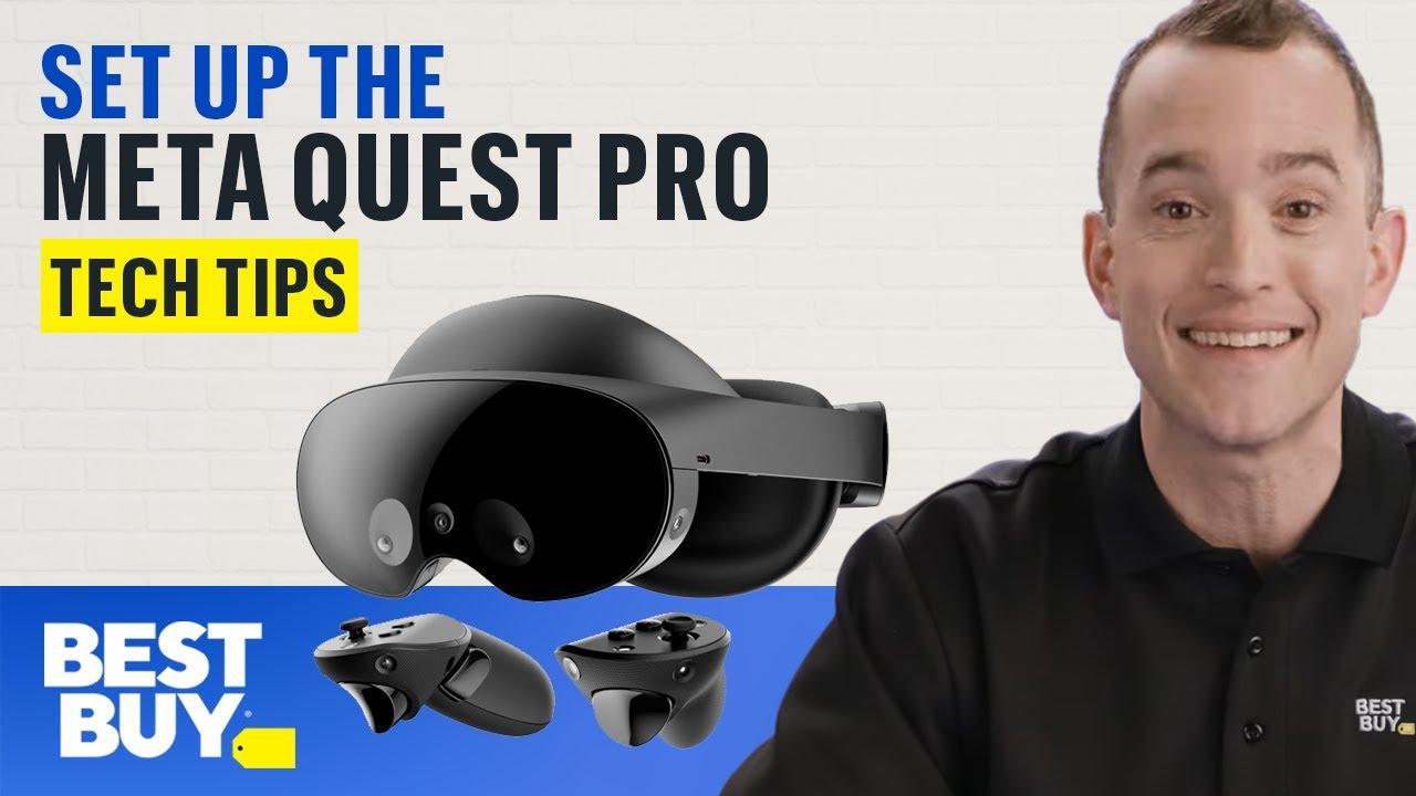 Setting Up the Meta Quest Pro - Tech Tips from Best Buy thumbnail