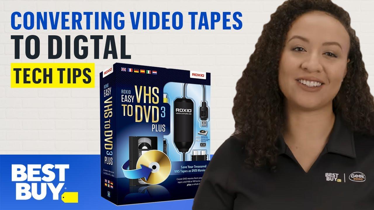 Converting Video Tapes to Digital Files - Tech Tips from Best Buy thumbnail