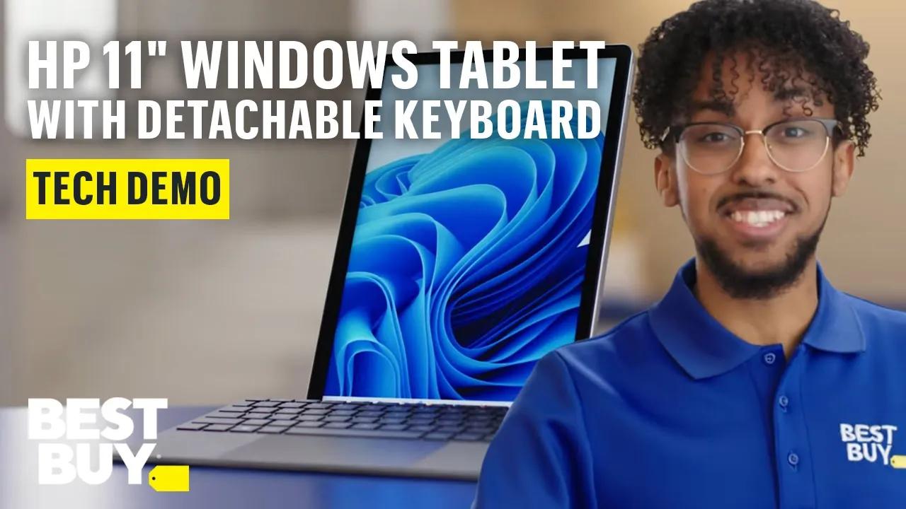 HP 11" Windows Tablet with Detachable Keyboard - Tech Demo from Best Buy thumbnail